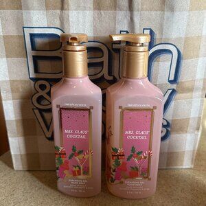 Bath & Body Works Mrs Claus Cocktail Cleansing Gel Hand Soap